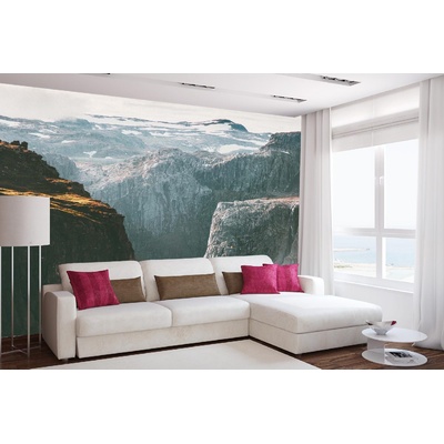 DIMEX ART Самозалепваща се флизелинова фототапета скандинавска живописна гледка 375 x 250 см