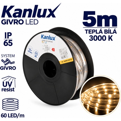Kanlux 39190 GIVRO LED 5M-WW Světelný had LED