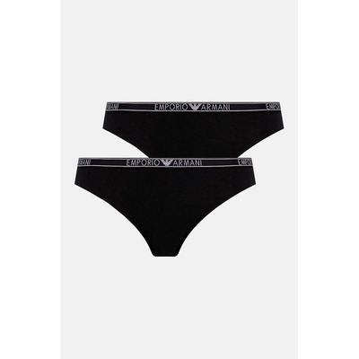 Бикини тип бразилиана Emporio Armani Underwear в черно 164752 4F223 (164752.4F223)