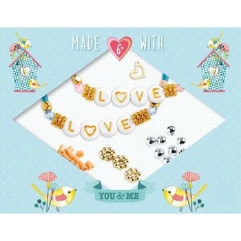 DJECO - Творчески комплект - Направи си гривна с букви (DJ00012)