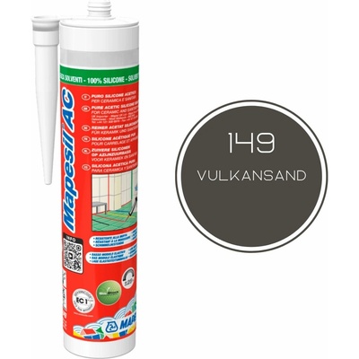 Mapesil AC 127 sanitární silikon 310 g arktická šedá