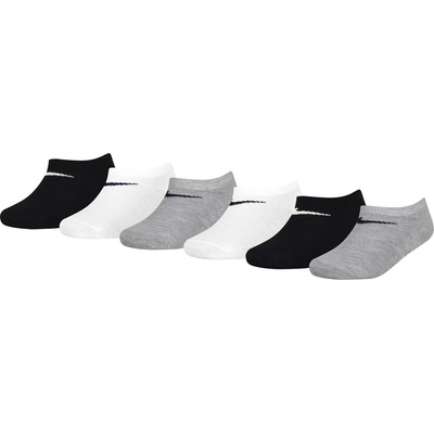 Nike Basic 6PK Low Childs - White/Grey