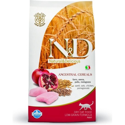 N&D Adult Cat Low Grain Chicken & Pomegranate 2 x 1,5 kg