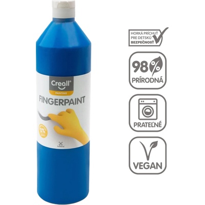 Creall prstová farba 750 ml modrá