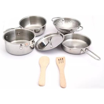 Man Yuk Toys Комплект от неръждаема стомана - 7 части (668-g5)