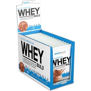Everbuild Nutrition Ultra Premium Whey Protein Build - кутия / 20 сашета - Праскова и манго / 680 г