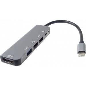 PremiumCord USB adapter PremiumCord PremiumCord Adaptér USB-C to HDMI + USB3.0 + 2x USB2.0 + PD (power delivery)