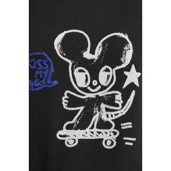 Zadig&Voltaire Памучна тениска zadig&voltaire в черно jwts02734 (jwts02734.11)