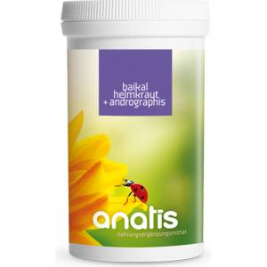 anatis Naturprodukte Байкалски шлемник + Андрографис - 180 капсули