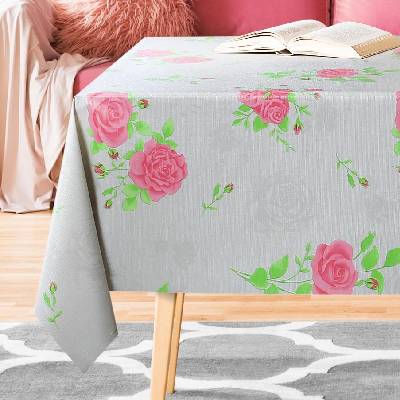 Obrus PVC metráž 573681, 20 m x 140 cm, ruže s púčikmi, IMPOL TRADE