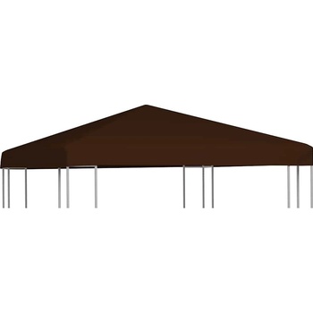 OMAXI 728322 Střecha na altán 310 g/m² 3 x 3 m hnědá