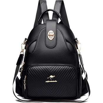 Image 1 of Дамска кожена раница с подвижна дръжка | Кожени раници дамски