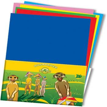 Цветна хартия A4 20 листа Office Point