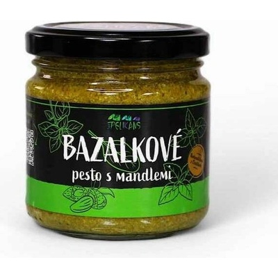The Pelikans Bazalkové pesto s mandlemi 170 g Česká republika
