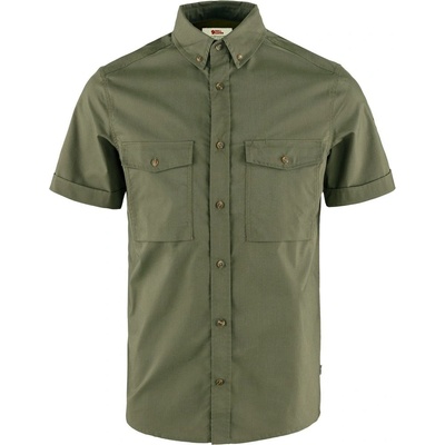 Fjallraven Övik Air strečová košile krátký rukáv laurel green