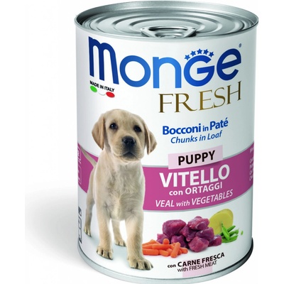 Monge Fresh Puppy Dog telecí se zeleninou 400 g