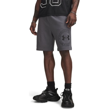 Under Armour Поларени къси панталони Under Armour Men's Fleece Jogger Shorts - Grey/Black