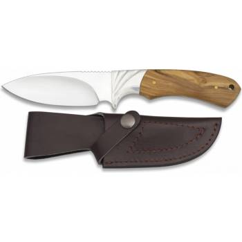 Albainox Lovecký nůž s koženým pouzdrem