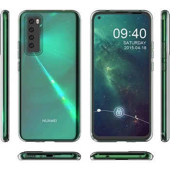 Huawei Плътен силиконов гръб Perfect 2mm за Huawei P Smart 2021, Прозрачен (3442)