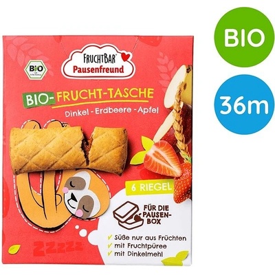 FruchtBar BIO Špaldové taštičky jahoda a jablko 6x22 g