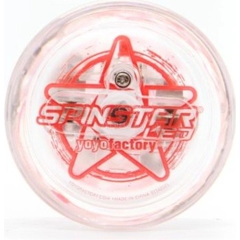 Yoyofactory yoyo Spinstar LED svítící Červená