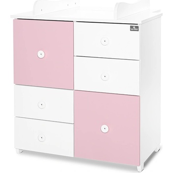 Lorelli Classic ШКАФ ЦВЯТ БЯЛО/orchid pink-2box (10170140038p)