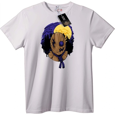 NOONEBRAND Тениска Мистична Лунна Маска - M, White