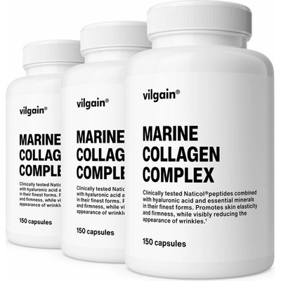 Vilgain Rybí kolagen komplex 3 x 150 kapslí