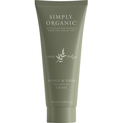 Simply Organic Bangs & Ends Defining Creme regenerační krém na konečky a ofiny 100 ml