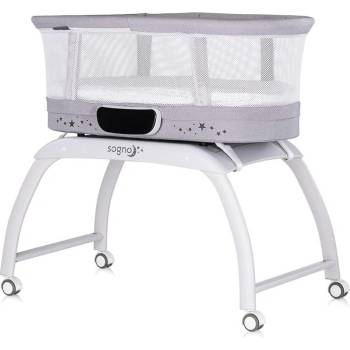 Chipolino Кошара-люлка с LED дисплей "Sogno" сива (3800931064433)