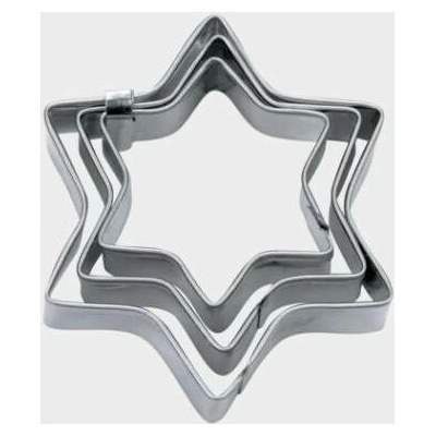 Sada vykrajovačov hviezdičiek: 4 / 5 / 6 cm - Stadter