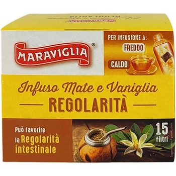 Maraviglia Regolarita чай от мате и ванилия Дайджестив кутия 15 пакетчета