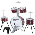 Joele Детски комплект барабани Joele - Jazz Drums, С 5 барабана и стол (B140580-586-374) - baby