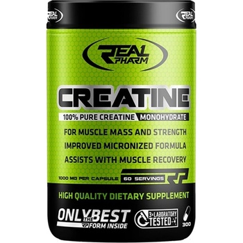 Image 1 of REAL PHARM Creatine Monohydrate [300 капсули]