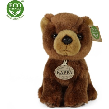 Rappa Плюшено Кафяво мече, стоящо, 18 см. , серия Еко приятели (221598)