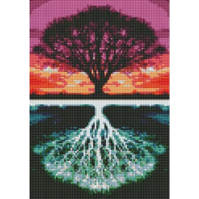 Norimpex Diamantové malování Strom 30 x 40 cm