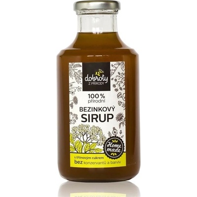 Dobroty z přírody Domácí bylinný sirup Bezinka 0,5 l