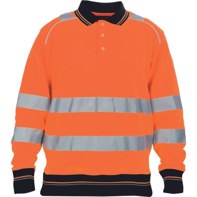 Cerva KNOXFIELD HI-VIS Reflexní polo mikina oranžová