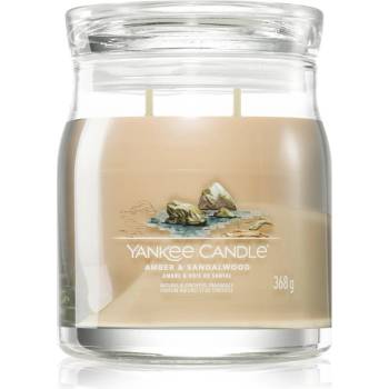 Yankee Candle Amber & Sandalwood ароматна свещ 368 гр