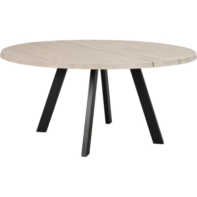 Rowico Home FRED Whitewash black 160 x 160 cm černá 117442