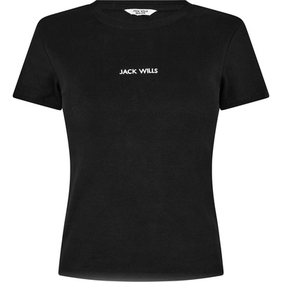 Jack Wills Baby Tee - Black