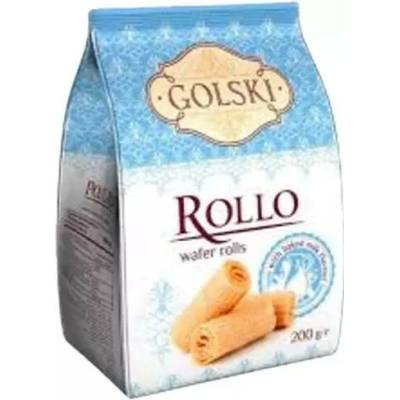Golski wafer rolls rollo baked milk 200 g