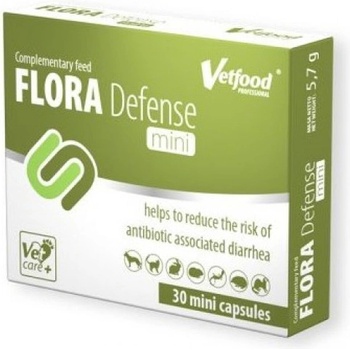 VetFood Flora Defense Mini - синбиотик за кучета, котки и дребни животни дo 5 кг, 30 капсули - Полша