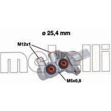 METELLI Hlavný brzdový válec 050571