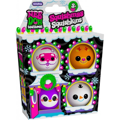Schylling NeeDoh Squishmas Squishkins