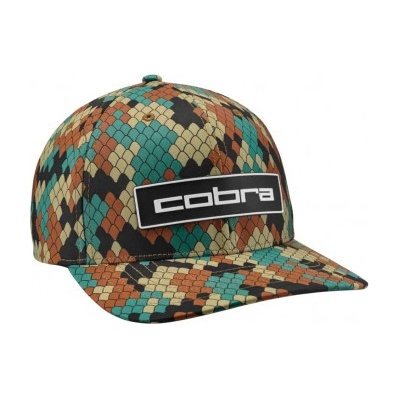 golfová Cobra Snakeskin Camo Tour Tech Hnědá