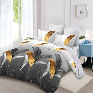 EmonaMall Двулицево спално бельо с ластик EmonaMall, 6 части - Модел S17873 (S17873-10000e-B-700)