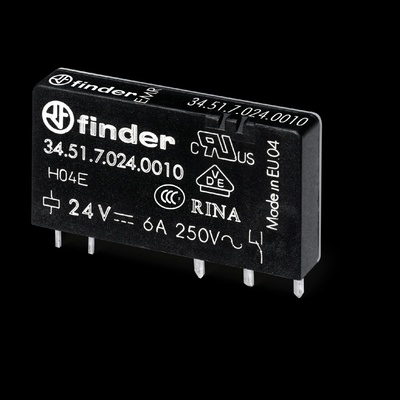 Finder 34.51.7.060.4010, 34.51.7.060.4010 relé do DPS, 6 A, 1 ks