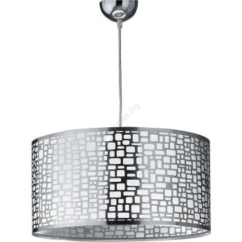 Onli - Пендел BRUCE 1xE27/15W/230V Ø 45 cm матов хром (OL0505)