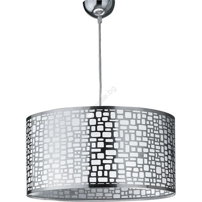 Onli - Пендел BRUCE 1xE27/15W/230V Ø 45 cm матов хром (OL0505)